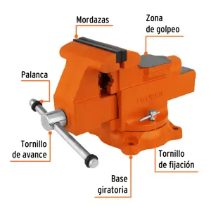 18594 / TA-6 Truper Tornillo de banco 6