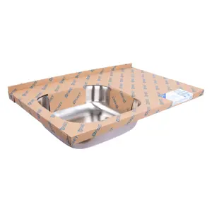 49165 / TA-850I Tarja de sobreponer 80x50cm tina izquierda, Foset