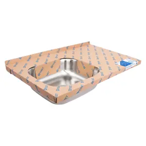 47026 / TA-850IB Tarja de sobreponer 80x50cm tina izquierda, Foset Basic