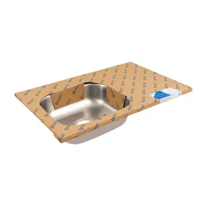 47018 / TA-851IB Tarja de empotrar 80x50cm tina izquierda, Foset Basic