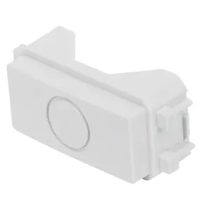 46140 / TA-IB Módulo (tapón) ciego, línea Italiana, color blanco, Volteck