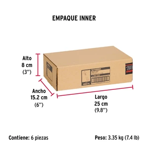 Bolsa con 4 taquetes arpón 1/2