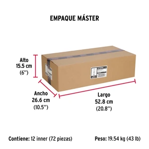 Bolsa con 2 taquetes expansivos de 1/2