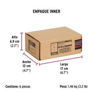 Fiero Bolsa con 4 taquetes expansivos 10x65 mm con armella abierta