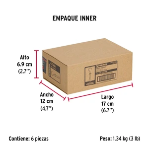 Fiero Bolsa con 2 taquetes expansivos 12x75 mm con armella abierta