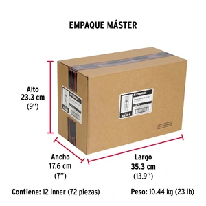 Bolsa con 4 taquetes expansivos de 3/8