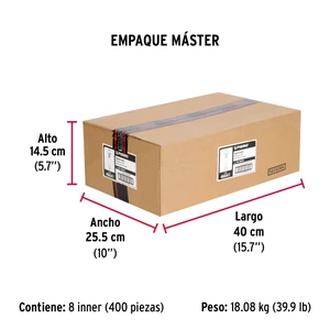 Caja con 50 taquetes arpón de 3/8