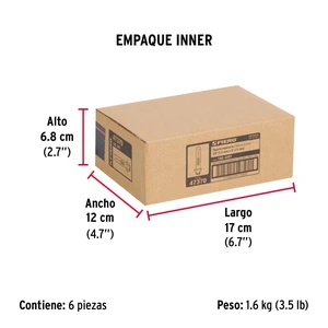 Bolsa con 4 taquetes expansivos de 3/8