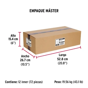 Bolsa con 4 taquetes expansivos de 3/8