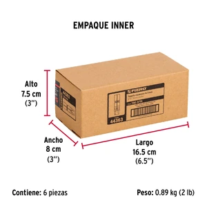 Bolsa con 4 taquetes expansivos de 5/16