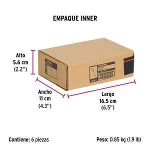Bolsa con 6 taquetes arpón 5/16