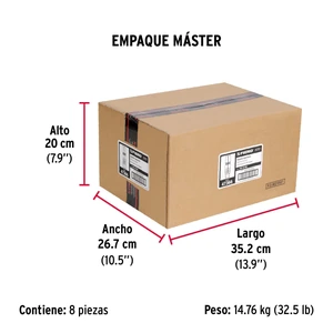 Caja con 50 taquetes expansivos de 5/16