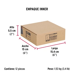 Bolsa con 4 taquetes expansivos de 5/16