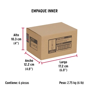 Bolsa con 2 taquetes expansivos de 5/8