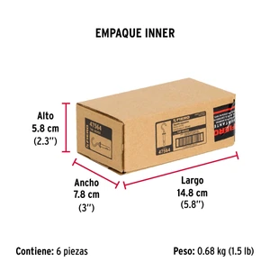 Fiero Bolsa con 4 taquetes expansivos 8x50 mm con armella abierta