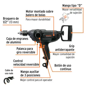 16714 / TALE-1/2N Expert Taladro tipo espada 1/2