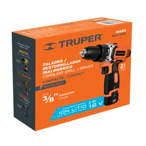 Taladro compacto inal. 3/8
