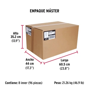 Bolsa con 50 taquetes de plástico 1/2