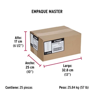 Bolsa con 1 kg de tachuelas pavonadas No. 11, Fiero