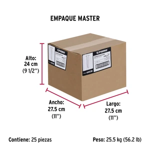 Bolsa con 1 kg de tachuelas pavonadas No. 16, Fiero