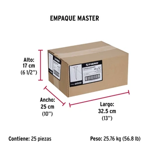 Bolsa con 1 kg de tachuelas pavonadas No. 3, Fiero
