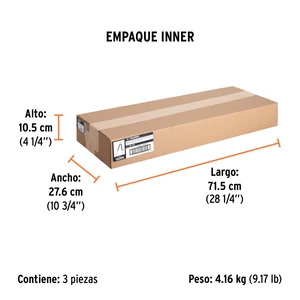Tijera para ramas 70 cm, Classic, mgos tubulares, TRUPER