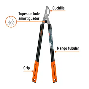 Tijera para ramas 70 cm, Classic, mgos tubulares, TRUPER