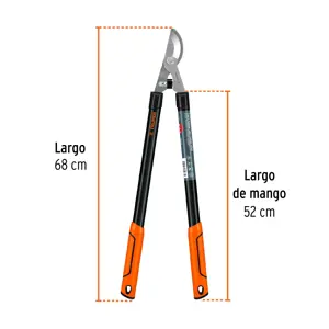 Tijera para ramas 70 cm, Classic, mgos tubulares, TRUPER