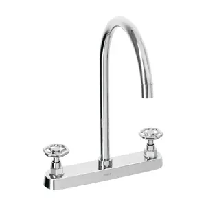 Foset Mezcladora para fregadero, manerales redondos,cromo, Tubig