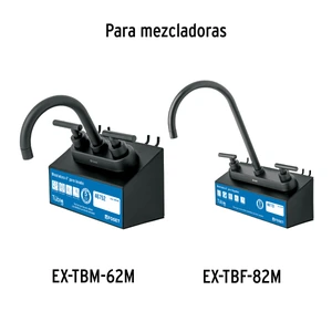 Foset Juego de 2 manerales para mezcladora, palanca, negro, Tubig
