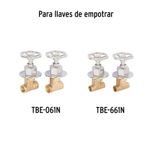 Foset Juego de 2 manerales para regadera, volante, satín, Tubig