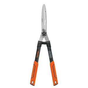 18390 / TE-19W Truper Tijera para poda 58 cm filo ondulado mangos de madera c/grip
