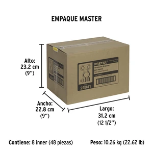 Blíster 2 terminales p/batería, plomo poste superior, Pretul