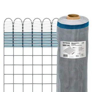 Fiero Rollo de 30 m x 0.75 m de malla mosquitera plástica gris