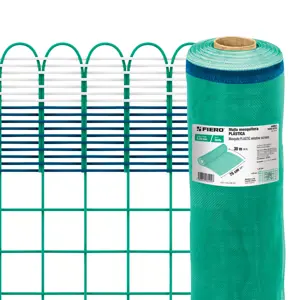 Fiero Rollo de 30 m x 0.75 m de malla mosquitera plástica verde