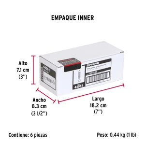 Tensor zinc 1/4