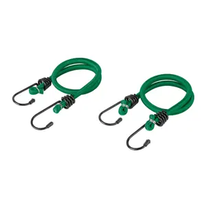 25091 / TENS-2C Bolsa con 2 tensores elásticos verdes de 45 cm, Pretul