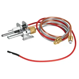 46149 / TEPAR-60FB Termopar tipo flauta con bujía, 60 cm, Foset