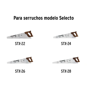 Truper Bolsa con 10 tornillos para serruchos STX, STD y STCX
