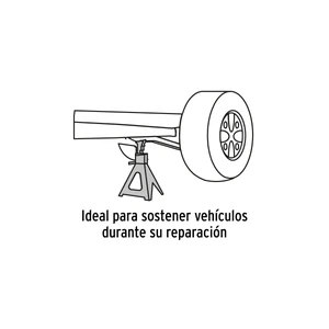 Caja con 2 torres de 12 ton para auto, Truper