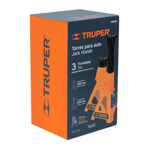 14843 / TORAU-3 Caja con 2 torres de 3 ton para auto, Truper