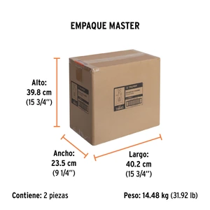 Caja con 2 torres de 3 ton para auto, Truper