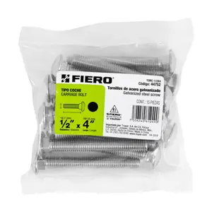 44752 / TORC-1/2X4 Bolsa con 15 tornillos 1/2