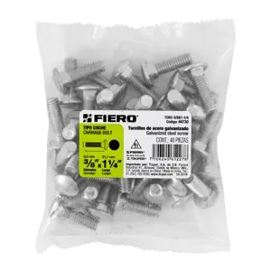 Bolsa con 40 tornillos 3/8