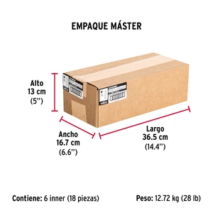 Bolsa con 150 tornillos 1/4 