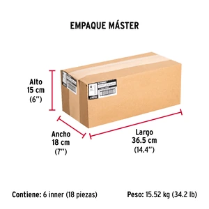 Bolsa con 150 tornillos 1/4 