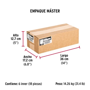 Bolsa con 150 tornillos 1/4 