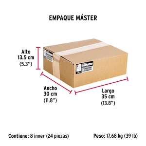 Bolsa con 100 tornillos 3/16