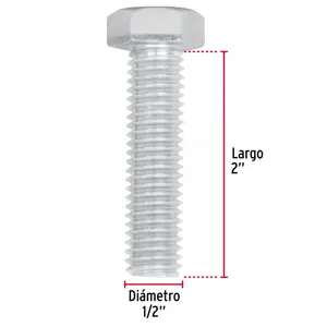 Bolsa con 30 tornillos 1/2