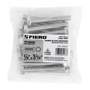 Bolsa con 20 tornillos 1/2